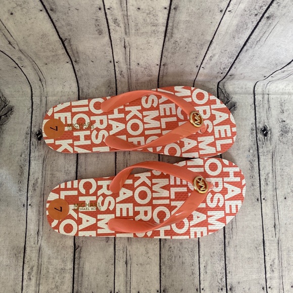 MICHAEL KORS WOMENS FLIP FLOPS - Picture 2 of 3